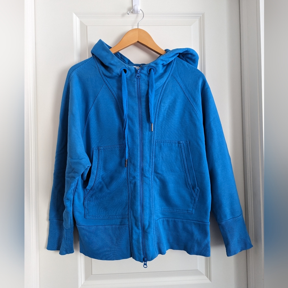 Adidas by Stella McCartney | Essential Zip-Hoody | Pool | Size S